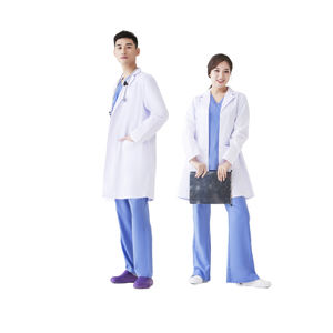 Logo personalizzato da donna alla moda cappotti da laboratorio medico <span class=keywords><strong>eleganti</strong></span> uniformi ospedaliere con Design unico - Product Image 1