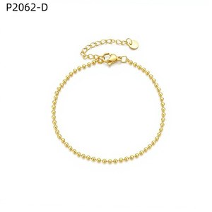 Amy Amy <b>Ball</b> Chain <b>Bracelet</b> 925 Silver Minimalist Design For Women Everyday Wear - Product Image 3