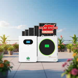 ระบบพลังงานแสงอาทิตย์แบบไฮบริดสำหรับใช้ในบ้าน Lusen 5KW 30KW ครบชุด พร้อมแผงโซลาร์เซลล์แบบโมโนคริสตัลไลน์ซิลิคอน MPPT และแบตเตอรี่ลิเธียมไอออน - Product Image 3