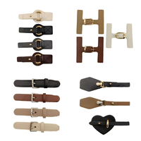 Accessoires de vêtements de haute couture, maillots de bain, boucles métalliques, sangles, sangles en cuir en forme de H, boucle pour manteaux