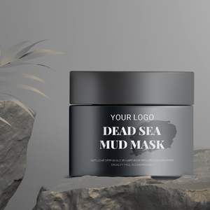 Mascarilla facial de arcilla cosmética para el cuidado de la piel profunda, natural y orgánica, Etiqueta Privada, barro del <span class=keywords><strong>Mar</strong></span> <span class=keywords><strong>Muerto</strong></span>, máscara negra - Product Image 2