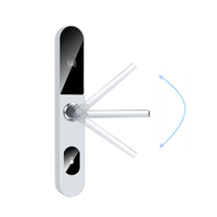 Cerradura Electrónica Inteligente para Puerta de Habitación de Hotel con Tarjeta Magnética RFID, Diseño Delgado, con Sistema de Software Gratuito