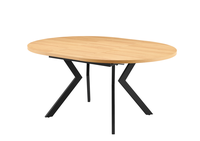 Table à manger extensible en bois de design italien moderne, pieds en métal, nombreuses options de couleurs, meubles de maison, directement de l'usine, non