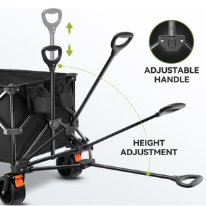 Factory Sell Heavy Duty Foldable <strong>Beach</strong> Utility Collapsible Folding <strong>Wagon</strong> Camping Cart - Product Image 4