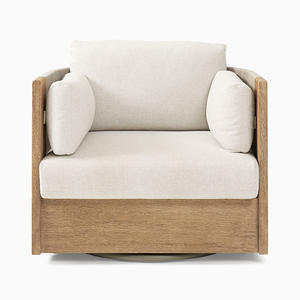 New Design Luxury Teak Furniture Outdoor Furniture Rope Woven Leisure Garden Sofa Fashion Best Swivel <strong>Chair</strong> - Product Image 2