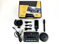 Kit de microphone à condensateur USB V8 2025 pour enregistrement en direct, studio et podcast, avec carte son USB BM800 pour cartes son et mixeurs audio
