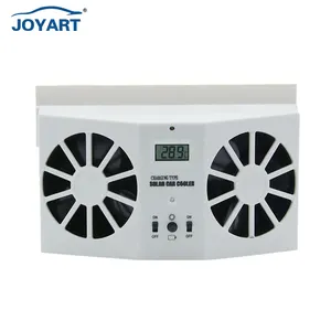 Ventilation de <span class=keywords><strong>voiture</strong></span> solaire noir et blanc Double/trois sorties d'air <span class=keywords><strong>voiture</strong></span> Portable solaire échappement électrique ventilateur solaire - Product Image 1
