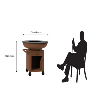 Fournitures de jardin : <span class=keywords><strong>Barbecue</strong></span> au <span class=keywords><strong>charbon</strong></span> de bois de 45 pouces, Plancha de cuisson extérieure, Brasero avec gril BBQ pour patio, pique-nique et fête - Product Image 5