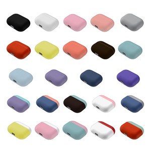 Pour airpods <span class=keywords><strong>pro</strong></span> housse, Housse De Protection pour AirPods <span class=keywords><strong>Pro</strong></span>, transportant Étui en silicone pour AirPods <span class=keywords><strong>Pro</strong></span> Étui De Charge - Product Image 2