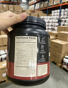Proteína de Suero de Leche 100% Aislada al por Mayor, para Desarrollo Muscular, BCAAs 24g, Logotipo Personalizado, Sabor Vainilla, Batido de Proteínas 2lb, 30 Porciones - Product Image 2