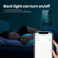 Beste Prijs Smart Life App Voice Control 3 Bende Draadloze Afstandsbediening Glazen Touchscreen Tuya Zigbee Home Light Schakelaar PST-DS-1211ZC-3
