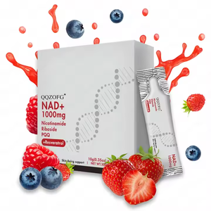 Vente en gros OEM NAD + 1000mg Nicotinamide Boisson Offre spéciale Complément alimentaire en fibres Impression d'étiquettes avec logo personnalisé Suppléments à base de plantes - Product Image 1