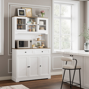 <span class=keywords><strong>Buffet</strong></span> moderne de luxe en chêne massif avec tiroirs de rangement pour le salon et la cuisine - Product Image 2
