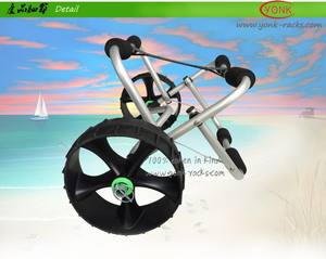 Ruedas giratorias planas sin terreno Yonk, ruedas de repuesto para carrito de playa, Kayak, carrito, vagones - Product Image 5