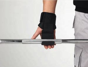 <span class=keywords><strong>DR</strong></span> di alta qualità regolabile Fitness Anti-slip Gym pinzette sostegno polso ganci di sollevamento pesi - Product Image 6