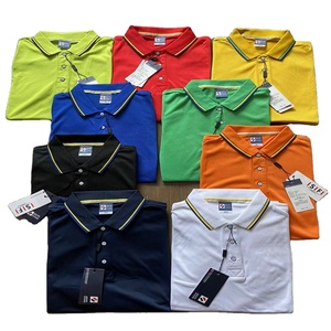1,3 dólar modelo LSF002 tamaño S-5XL Polo seco Quicken algodón hombres entrenamiento manga corta Color liso <span class=keywords><strong>Polos</strong></span> camisas para hombres - Product Image 1