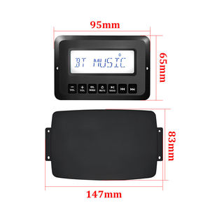 เครื่องเล่นวิทยุ MP3 กันน้ำ รุ่น H-8104 สำหรับใช้ในเรือ รถยนต์ รถเอทีวี เรือยอชท์ สระว่ายน้ำ กิจกรรมกลางแจ้ง - Product Image 4