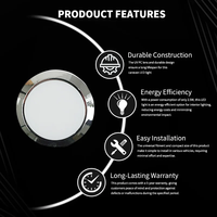 Lampes LED 12V pour l'intérieur des camping-cars, caravanes, plafonds et armoires, pour remorques, camions, bus - 2,5W, garantie 3 ans