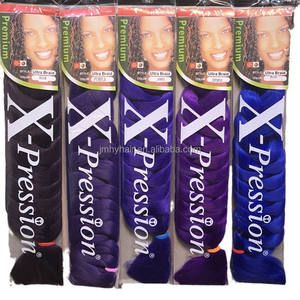 Vente en Gros d'Usine Tresses au Crochet Ombrées Pré-Étirées en Cheveux Synthétiques Texturés pour Extensions de Cheveux Africains - Product Image 4