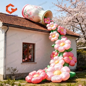 Décoration Gonflable Géante Personnalisée : Fleur et Céramique Gonflables pour Exposition Extérieure - Product Image 2