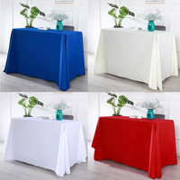 Vente en gros de nappes en polyester 100% multicolores de qualité supérieure nappes de mariage pour hôtel mariage fête pique-nique