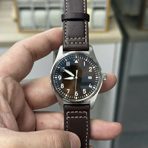 V7ファクトリームーブメント：35111ウォッチ 40mmパイロットウォッチ  傷防止サファイアスチール 防水夜光腕時計 - Product Image 1