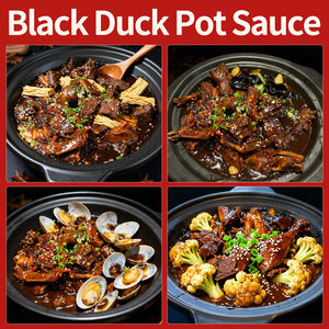 Sauce Commerciale pour Canard Noir en Gros – Sauce Piquante et Sucrée pour Canard Braisé – Sauce Sèche pour Pot de Canard Noir - Product Image 2