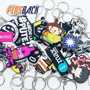 Keyring Keychain Custom Soft PVC Keychain Key Chain / Soft Rubber Keychains / Silicone Keyring