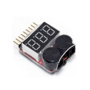 3.7-30V 1-8S Lipo/Li-ion/Fe Pin Điện Áp 2IN1 Tester Báo Động Còi Điện Áp Thấp - Product Image 5