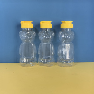 BPA miễn phí có thể tái chế rỗng 12 oz nhựa mật ong Gấu Chai với hai mặt Nhãn bảng điều khiển-38-400 cổ kết thúc lật đầu - Product Image 6