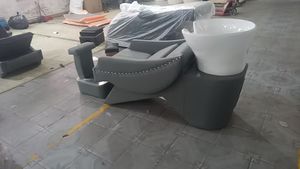 European Style Modern Salon Shampoo Station Ceramic Electric Massage <b>Adjustable</b> <b>Footrest</b> Hospital Gym Use Commercial Furniture - Product Image 6