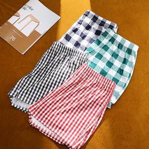 FF3622 pantaloncini in <span class=keywords><strong>pigiama</strong></span> larghi classici a quadri comodi indumenti da notte intimo mutande Plus Size Plaid boxer da <span class=keywords><strong>uomo</strong></span> Shorts - Product Image 6