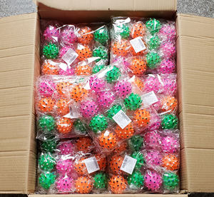 Toptan top şekli gıcırtılı köpek vinil oyuncak - Product Image 6