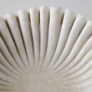 Elegante Tazón Decorativo de Mármol Natural con Acabado Blanco Pulido, ÚNICO Y MÁS VENDIDO, Centro de Mesa Decorativo para el Hogar - Product Image 5