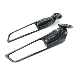 Large Motorcycle Rearview <b>Mirror</b> With Spoiler Black Flat No Distortion For Street Bike Upgrade - Product Image 4