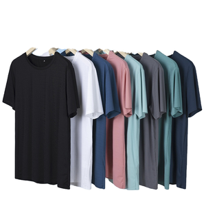 Wholesale 100% Cotton Men's T-Shirt Breathable Embroidered Plain Design Casual Style Plus Size Option Custom Blank Design - Product Image 4