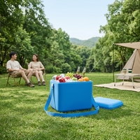WOOWAVE 2026 Nouvelle glacière rigide en EVA de couleur personnalisée, boîte isotherme pour le camping en plein air avec bandoulière réglable