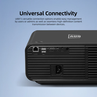 Proyector Láser 4K Android 14 GTV, 2050 ANSI Lúmenes, Full HD, Widevine L1, Altavoz 3D HIFI, Proyector LED para Cine en Casa, Proyector U001