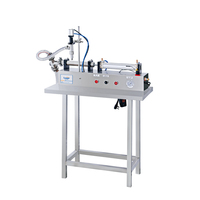 Machine de remplissage semi-automatique de shampoing et de détergent, remplisseuse horizontale haute précision pour liquides
