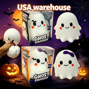 Jouets Squishy d'Halloween en forme de fantôme, anti-stress à remontée lente, mignons et kawaii, balles anti-stress à thème Halloween, Squishies Fidget - Product Image 5