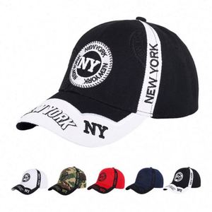Casquettes de baseball de créateur, style sportif et formel, avec broderie NEW YORK, en tissu standard, vente en gros pour fabricants - Product Image 1