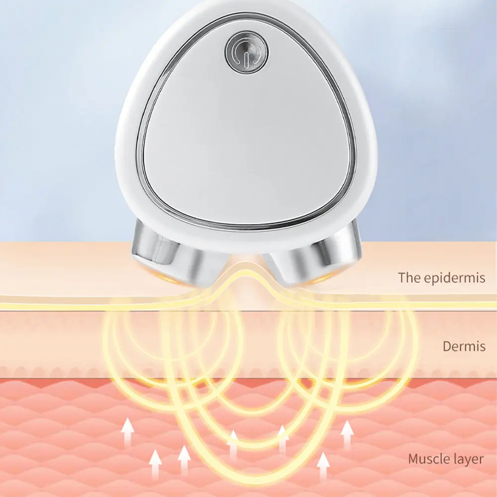 Novo Atualizado Home Cuidados Com A Pele Microcurrent Facial Toning Dispositivo Pescoço Rosto Olho EMS Beleza Dispositivo para Face Lift