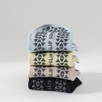 Chaussettes de yoga à cinq doigts pour adultes, antidérapantes, professionnelles, pour sports d'intérieur, danse, Pilates, avec sangle et revers, idéales pour l'été