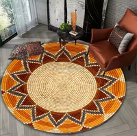 Traditioneller Äthiopischer Moseb-Muster Afrika Bunter Korb-Teppich Großhandel Habesha Kaffeehaus-Teppiche für Hochzeiten und Feiern