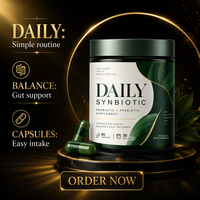 WELLBODY Marque Privée Végétalienne : Complément Probiotique en Capsules pour la Digestion et la Santé Intestinale (Hommes & Femmes)