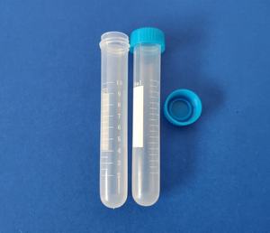 Tubo de centrífugo de fundo redondo, plástico com tampa de parafuso para laboratório 10 15 25 50 100 120ml - Product Image 4