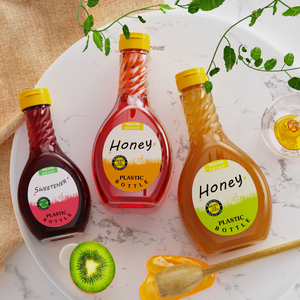8 oz 12 oz Pet Yellow Silicone Flip Top Tapas Reciclable Plastic Squeeze Salsa Botella para Ketchup Aceite de oliva Salsa de Chile - Product Image 5