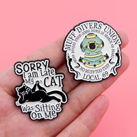 Broches en émail 'Only You Can Prevent Drama Llama' - Humour et satirique - Bijoux de revers - Vente en gros