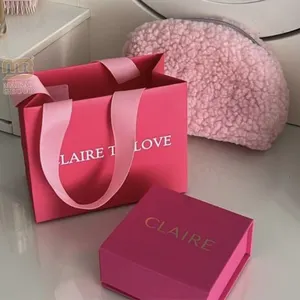 Fabrique des bijoux de mariage vêtements transporter des achats emballage personnalisé petite boutique de luxe papier merci sac cadeau avec logo