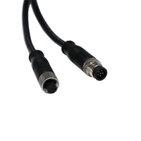 IP65 Mini M6 M8 acier inoxydable puissance connecteur étanche 2pin-6pin fil électrique 10A 12V courant nominal mâle/femelle